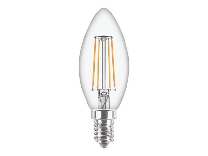 Philips LED-Lampe CorePro Candle 4,3W/827 (40W) Clear E14