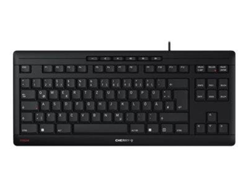 Cherry STREAM TKL - Tastaturen - Deutsch - Schwarz