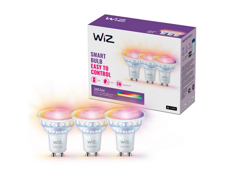 WiZ Spot GU10 Color & Tunable White – 3er-Pack