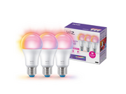 WiZ Color A60 E27 Smart LED Bulb 3-pack - RGB/16 Million colors + Dimmable White LED