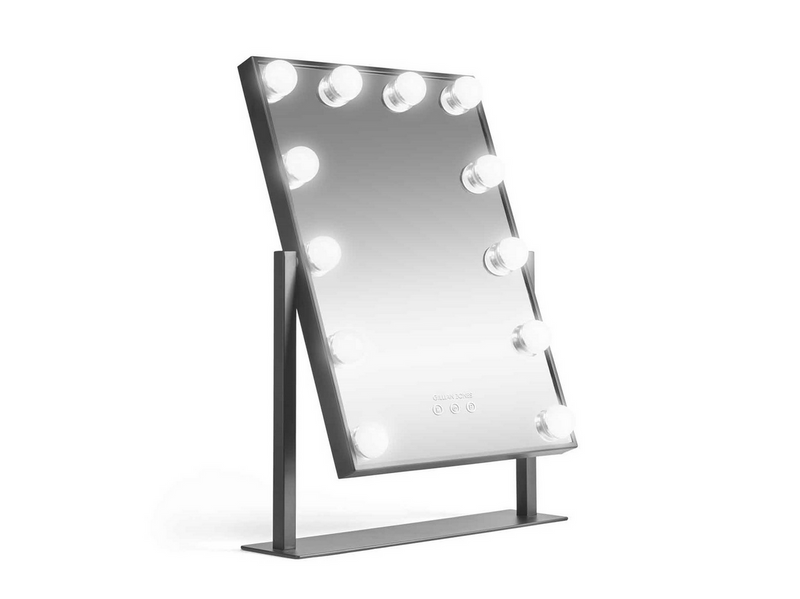 Gillian Jones LED Light Hollywood Mirror Black