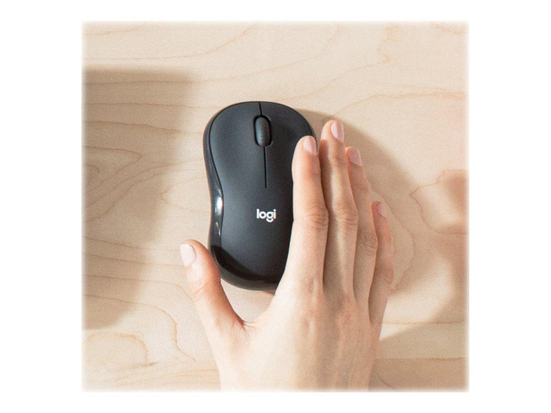 Logitech MK295 Silent - keyboard and mouse set - QWERTZ - Czech - graphite - Tastatur & Maus Set - Tschechisch - Schwarz