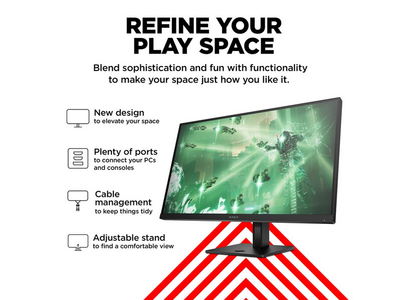 27" HP OMEN 27q - 2560x1440 (QHD) - 165Hz - IPS