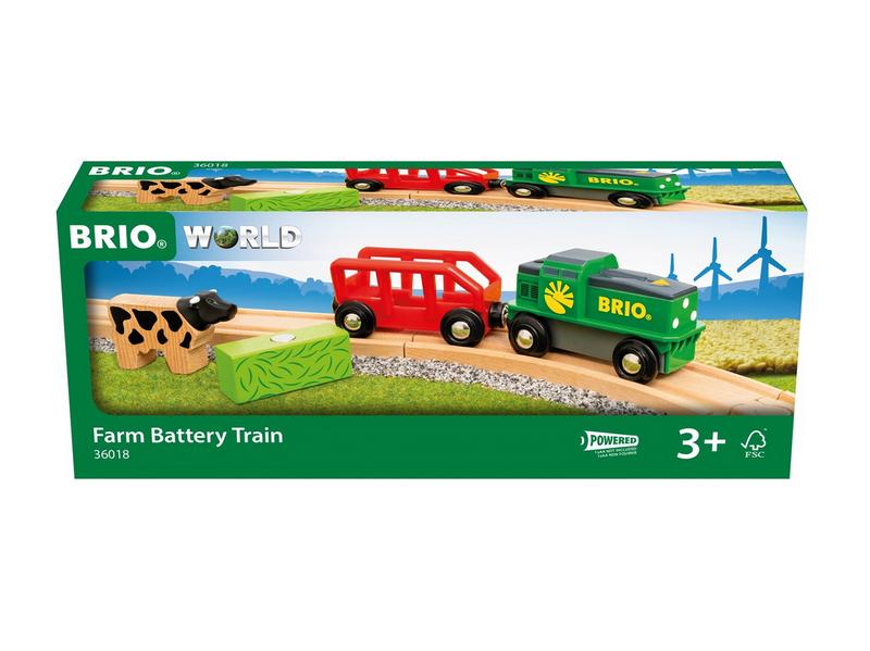 Brio Farm Battery Train