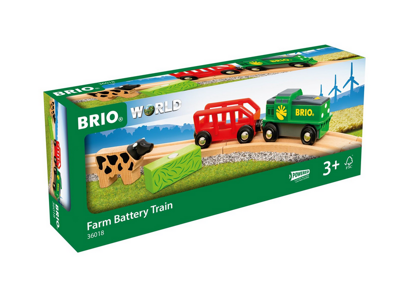 Brio Farm Battery Train