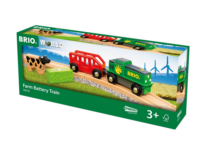 Brio Farm Battery Train