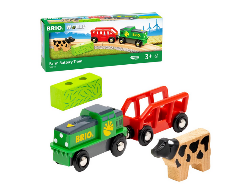 Brio Farm Battery Train