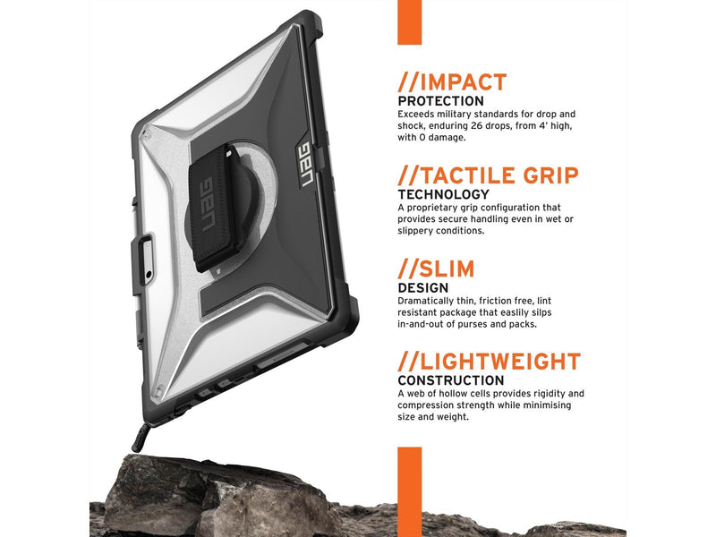 UAG Plasma with Handstrap - ice - Microsoft Surface Pro 8