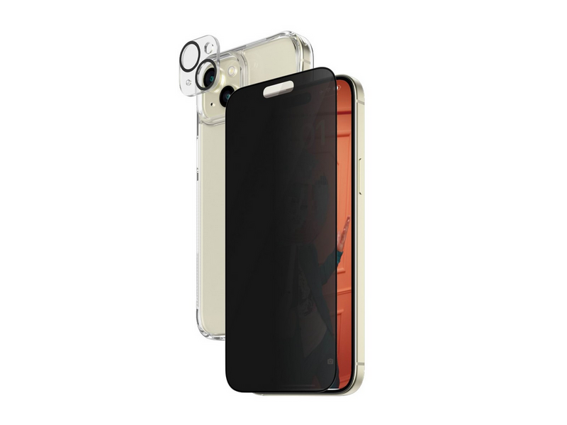 PanzerGlass Privacy 3-in-1 Pack iPhone 15 Plus