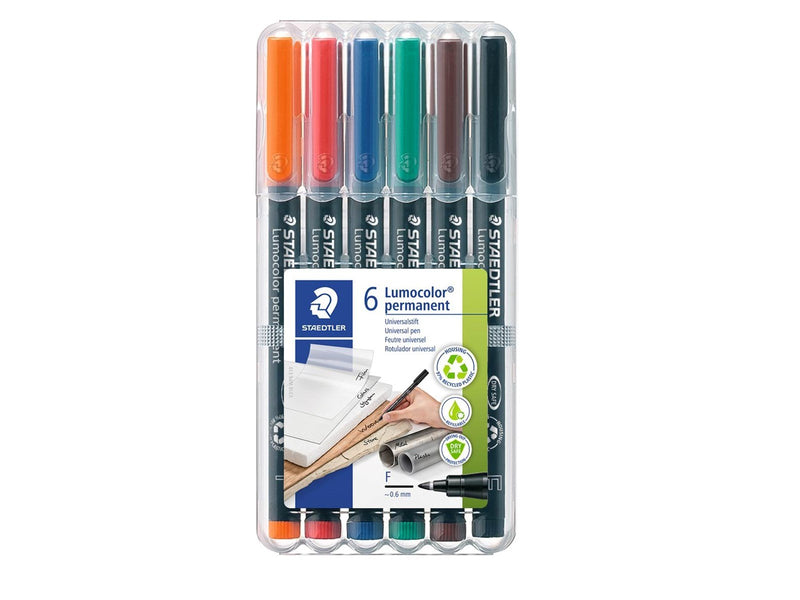 Staedtler Universal pen Lumocolor perm F 6pcs