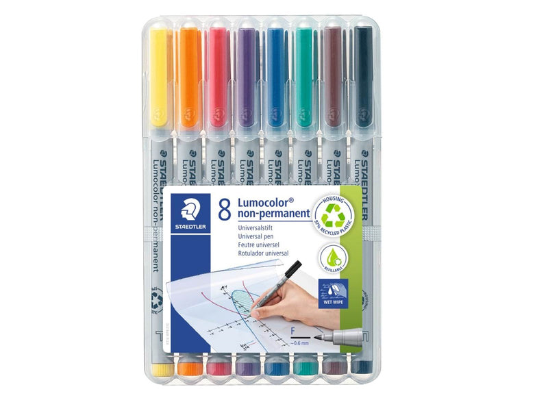 Staedtler Universal pen Lumocolor non-p F 8pc