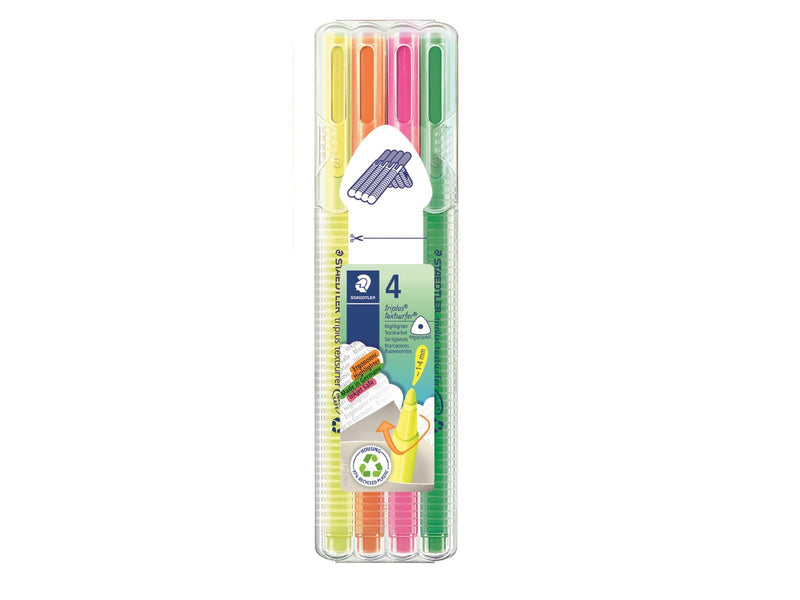 Staedtler Highlighter tripl.textsurf.4pcs.box