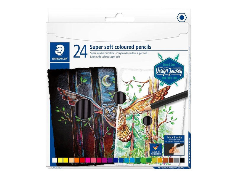 Staedtler Coloured pencil soft24pcs 100% PEFC