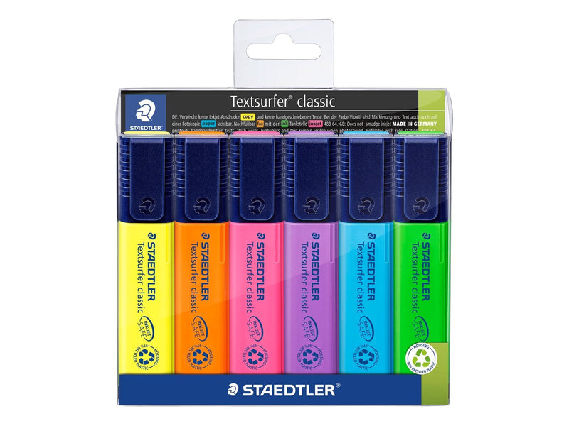 Staedtler Highlighter Textsurf.cl.6pcs.wallet