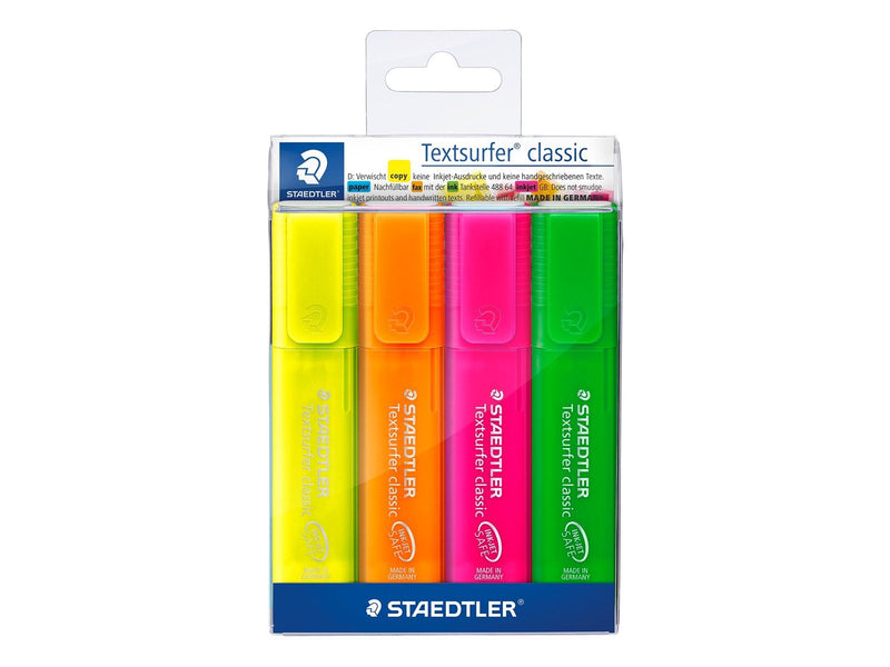 Staedtler Highlighter Textsurfer Prom4pcs.wal