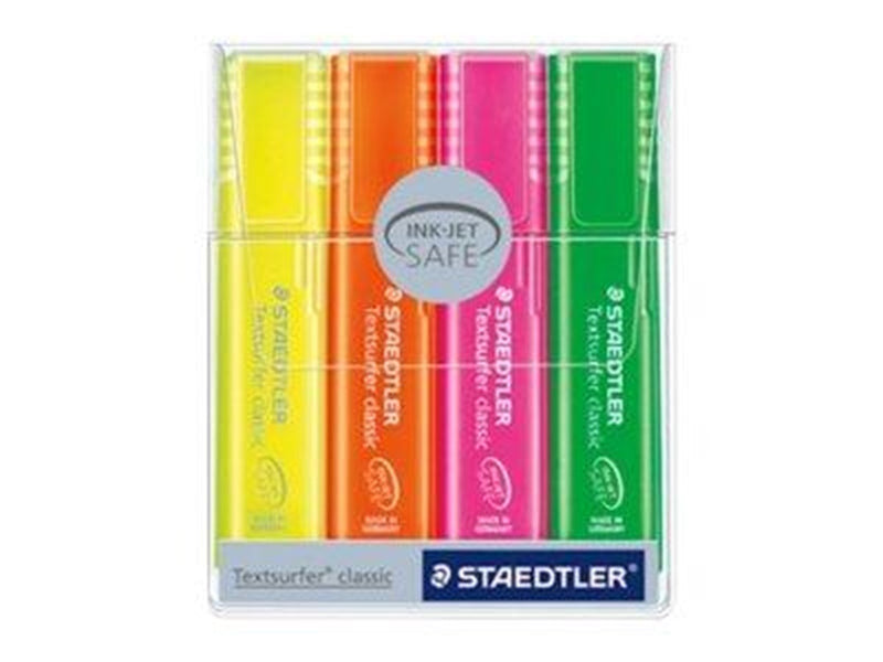 Staedtler Highlighter Textsurfer Prom4pcs.wal