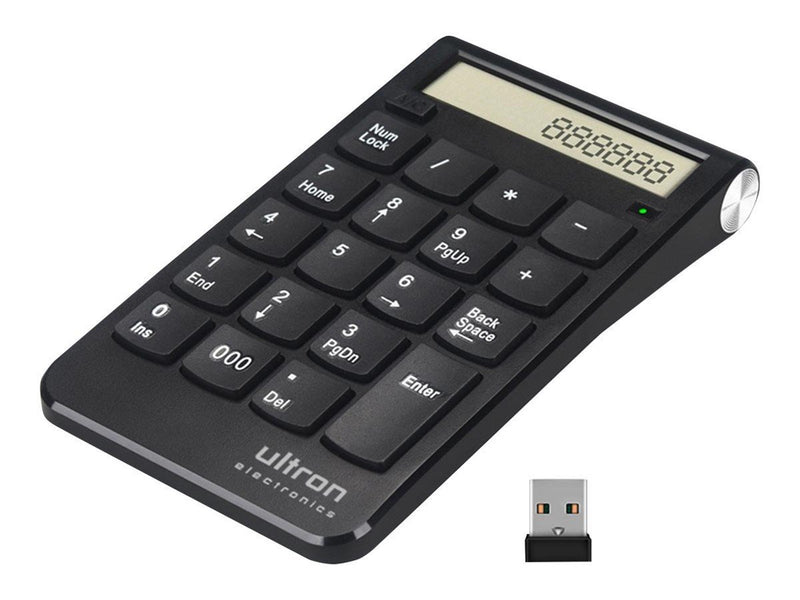 Ultron UN2 - keypad - with display calculator - Tastaturen - Schwarz