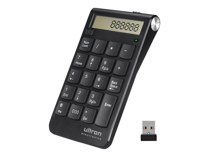 Ultron UN2 - keypad - with display calculator - Tastaturen - Schwarz