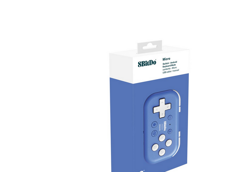 8BitDo Micro - 12 hours playtime - Pocket sized - Wireless Controller - Nintendo Switch
