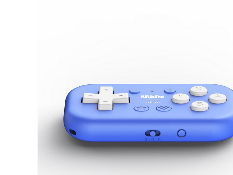 8BitDo Micro - 12 hours playtime - Pocket sized - Wireless Controller - Nintendo Switch
