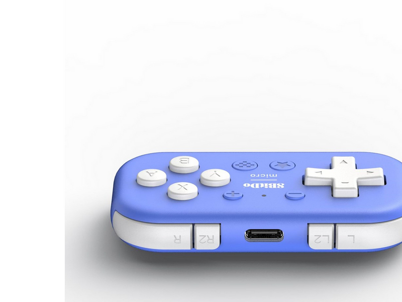 8BitDo Micro - 12 hours playtime - Pocket sized - Wireless Controller - Nintendo Switch