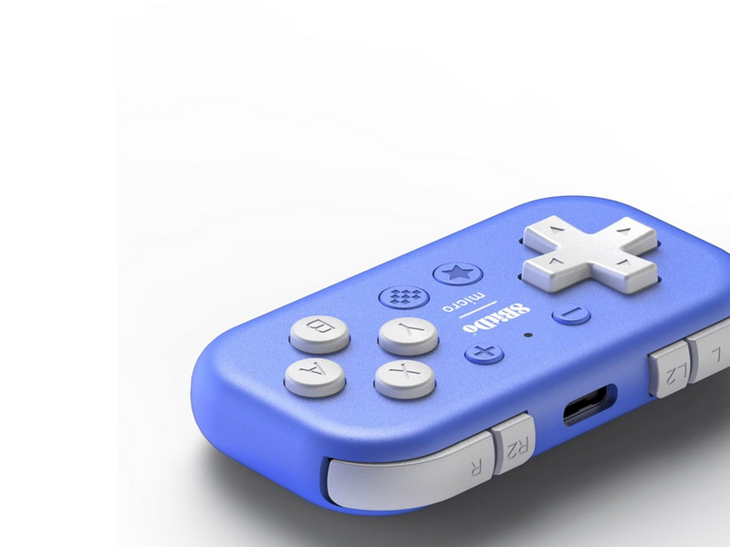 8BitDo Micro - 12 hours playtime - Pocket sized - Wireless Controller - Nintendo Switch