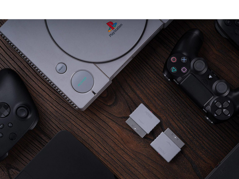 8BitDo Retro Receiver PS1/PS2 - Compatible with 8bitdo - DualShock 4 - DualSense - Switch Pro - Xbox Bluetooth Controllers