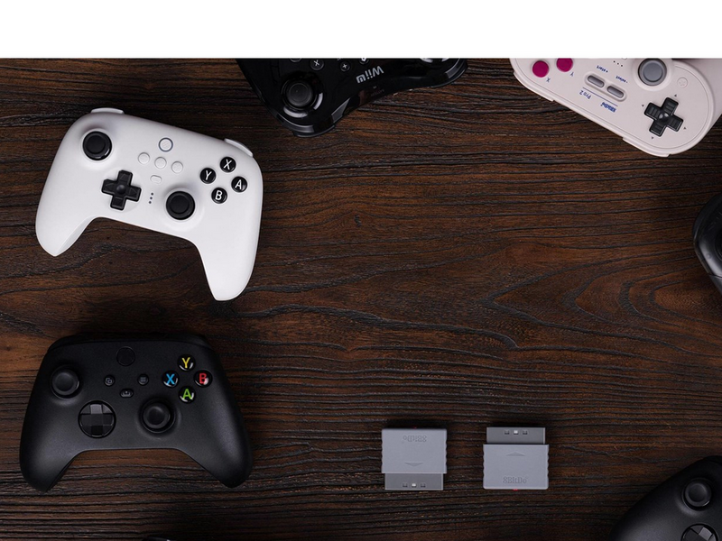 8BitDo Retro Receiver PS1/PS2 - Compatible with 8bitdo - DualShock 4 - DualSense - Switch Pro - Xbox Bluetooth Controllers