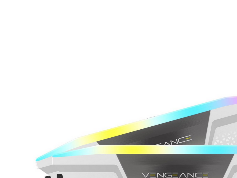 Corsair Vengeance RGB DDR5-6000 - 32GB - CL36 - Dual Channel (2 pcs) - Intel XMP - Weiß mit RGB
