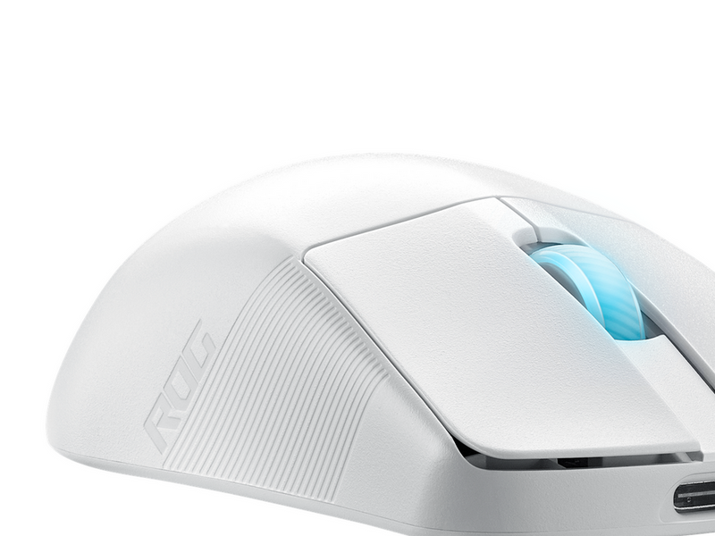 ASUS ROG Harpe Ace Aim Lab Edition Wireless Gaming - Gaming Maus (Weiß)