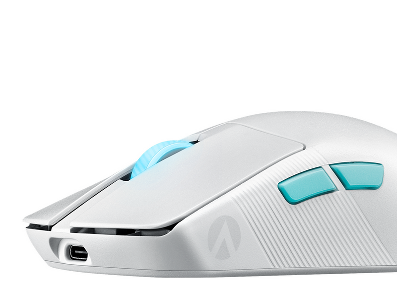 ASUS ROG Harpe Ace Aim Lab Edition Wireless Gaming - Gaming Maus (Weiß)