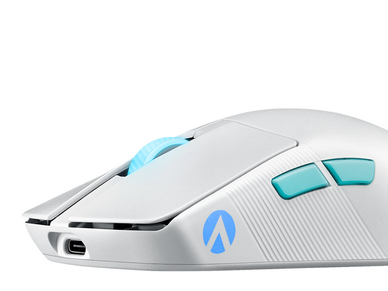 ASUS ROG Harpe Ace Aim Lab Edition Wireless Gaming - Gaming Maus (Weiß)