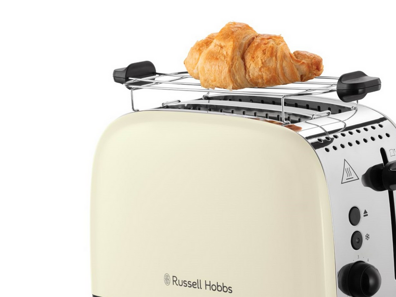 Russell Hobbs Toaster Colours Plus 2S Toaster Cream - 26551-56