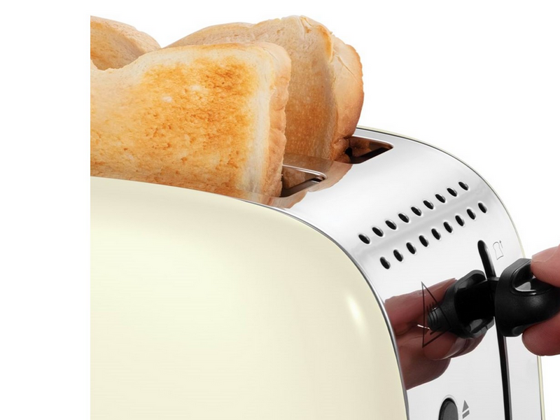 Russell Hobbs Toaster Colours Plus 2S Toaster Cream - 26551-56
