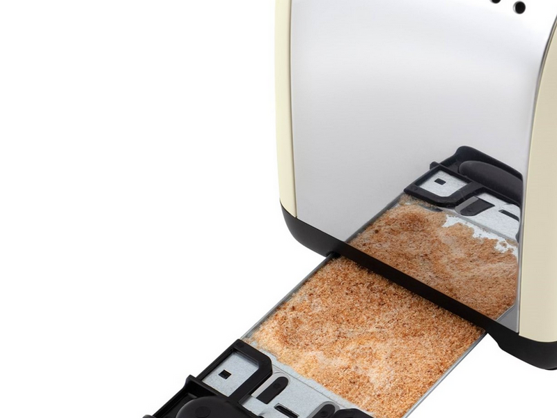Russell Hobbs Toaster Colours Plus 2S Toaster Cream - 26551-56