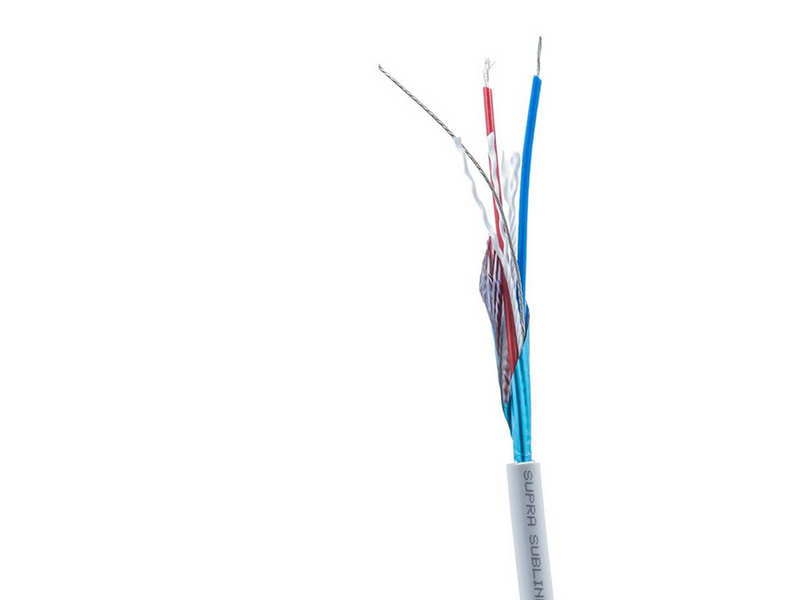 Supra Sublink - RCA-Subwooferkabel - 4m - Weiß