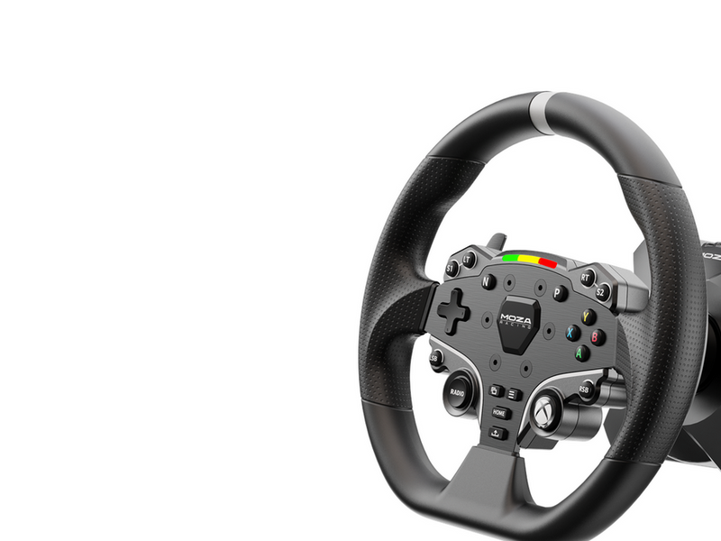 Moza Racing R3 Bundle (R3 Base + ES Wheel + SR-P Lite Two Pedals + table clamp) - Wired Lenkrad & Pedale Set - Microsoft Xbox One S