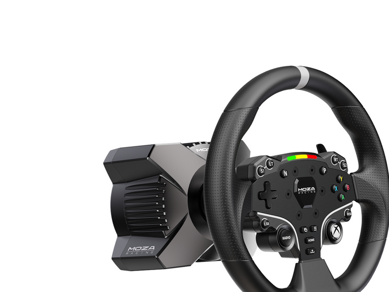 Moza Racing R3 Bundle (R3 Base + ES Wheel + SR-P Lite Two Pedals + table clamp) - Wired Lenkrad & Pedale Set - Microsoft Xbox One S