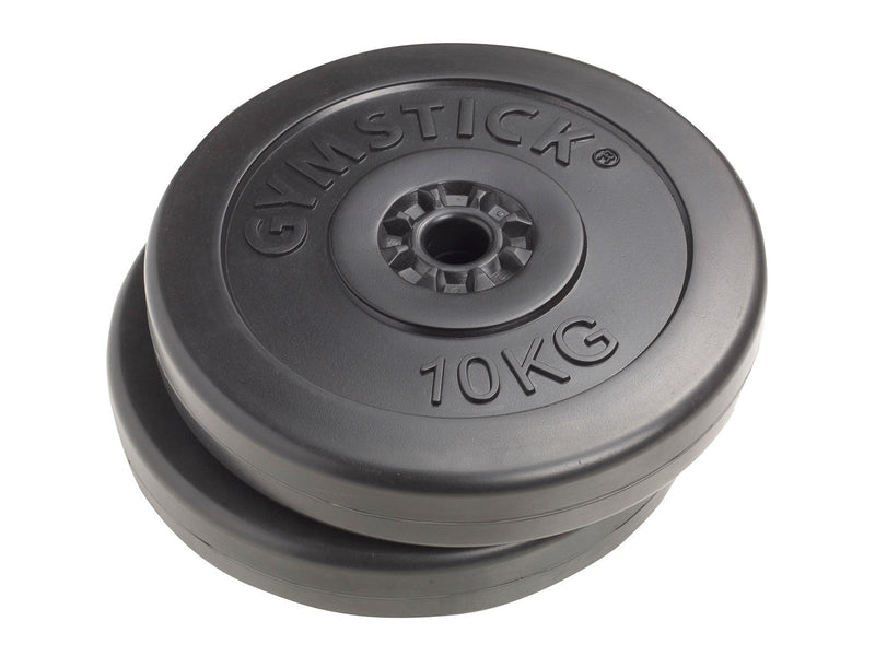 Gymstick 2 x 10kg Vinyl Plates
