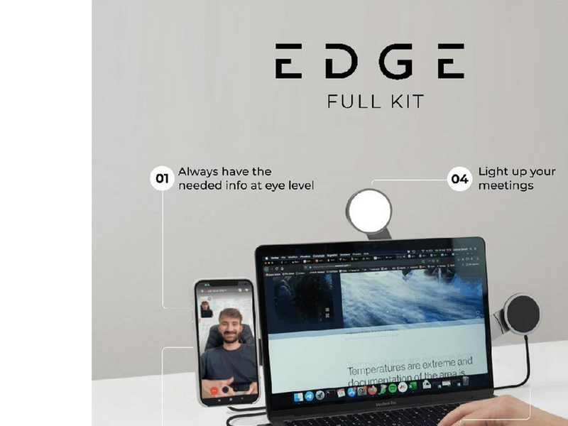 Rolling Square EDGE® Full Kit - Productivity magnetic kit for phones and laptops