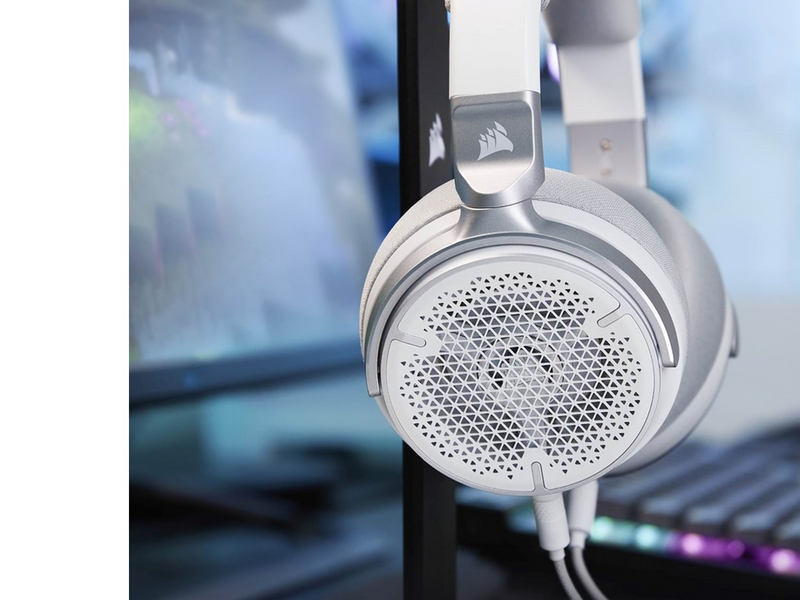 Corsair Virtuoso Pro - Wired Open Back Streaming/Gaming Headset - White