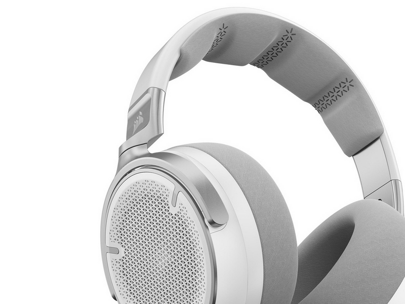 Corsair Virtuoso Pro - Wired Open Back Streaming/Gaming Headset - White