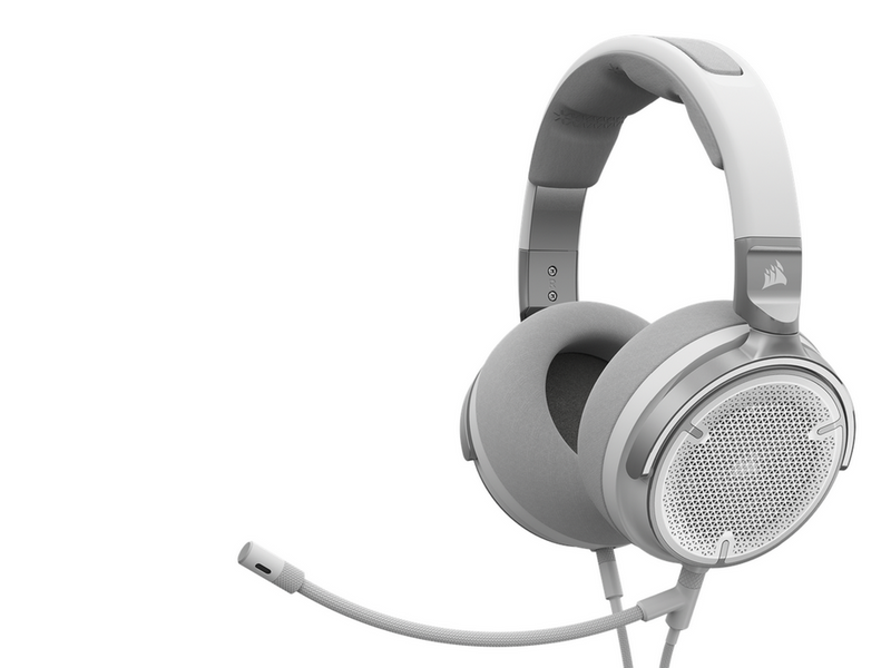 Corsair Virtuoso Pro - Wired Open Back Streaming/Gaming Headset - White