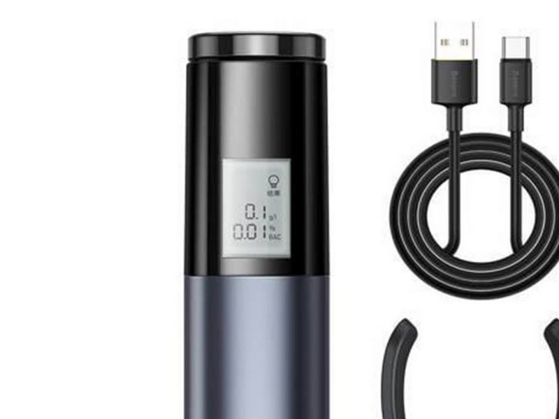 Baseus Electronic Breathalyzer with LCD - Black