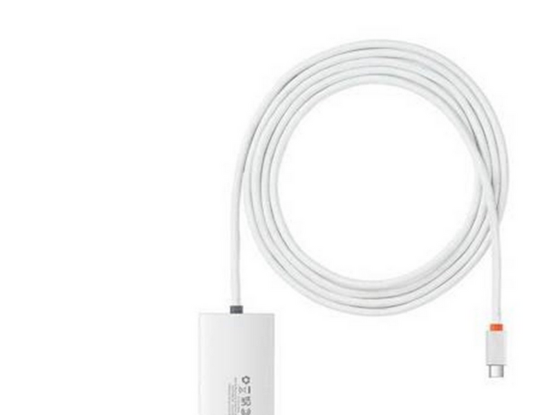 Baseus Hub 4in1 Lite Series USB-C to 4x USB 3.0 + USB-C 2m (White) USB-Hubs - USB 3.0 - 4 - Weiß