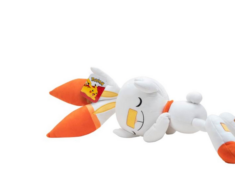Pokemon Sleeping Scorbunny Plush 45 cm