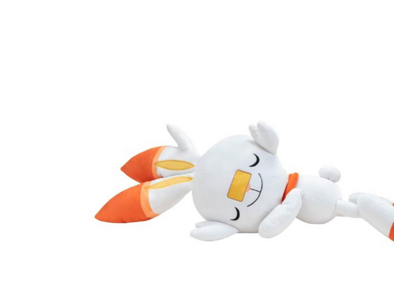 Pokemon Sleeping Scorbunny Plush 45 cm