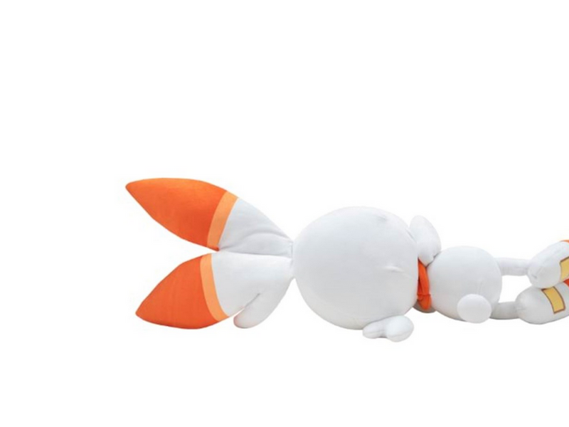 Pokemon Sleeping Scorbunny Plush 45 cm