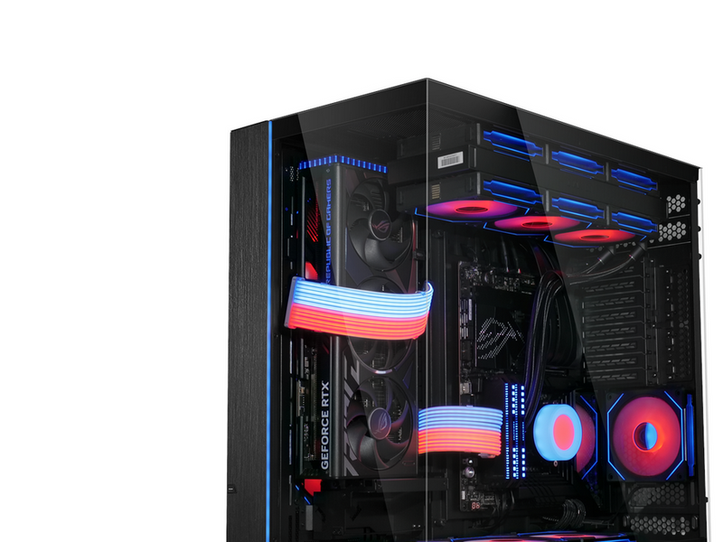 Lian Li O11D EVO XL - Black - Gehäuse - Fulltower - Schwarz