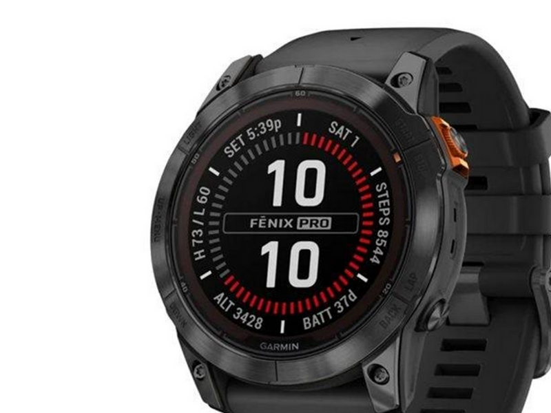 Garmin fēnix® 7X Pro – Solar Edition - Skifergrå med svart reim - 32 GB